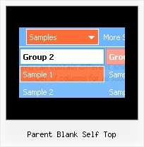 Parent Blank Self Top Dhtml Tabbed Menus