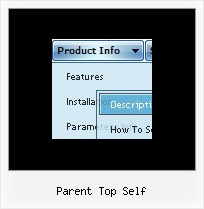 Parent Top Self Sample Javascript Menu