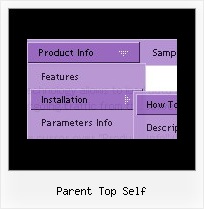 Parent Top Self Createpopup Sample Menu