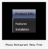 Phoca Restaurant Menu Free Source Code For Dynamic Html Menus