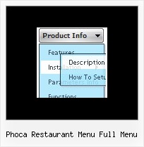 Phoca Restaurant Menu Full Menu How To Tab In Html
