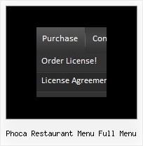Phoca Restaurant Menu Full Menu Javascript How To Hide Menu Bar