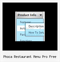 Phoca Restaurant Menu Pro Free Web Example Creator