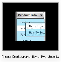 Phoca Restaurant Menu Pro Joomla Javascript Drop Down Menu Fade In