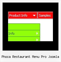 Phoca Restaurant Menu Pro Joomla Xp Dhtml Menus