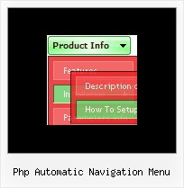 Php Automatic Navigation Menu Menu Creator