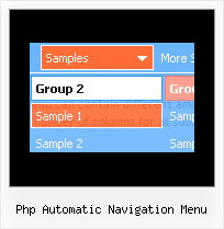 Php Automatic Navigation Menu Javascript Hide Menu