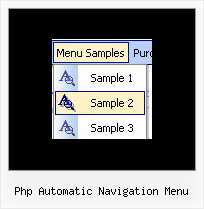 Php Automatic Navigation Menu Menu Desplegable Script