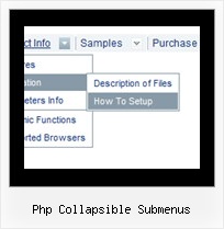 Php Collapsible Submenus Html Script Floating Examples