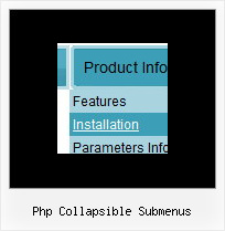 Php Collapsible Submenus Javascript Code Hide Menu Bar