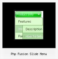 Php Fusion Slide Menu Menubars In Javascript