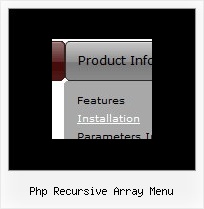 Php Recursive Array Menu Floating Javascript Menu