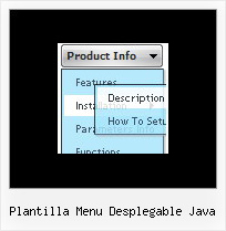 Plantilla Menu Desplegable Java Dhtml Slide In Menu In Frame