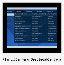 Plantilla Menu Desplegable Java Cool Bar Menu