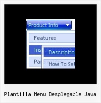 Plantilla Menu Desplegable Java Dynamic Menus Javascript