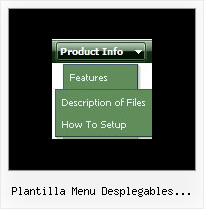 Plantilla Menu Desplegables Frontpage Floating Menu Bar