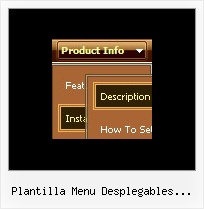Plantilla Menu Desplegables Frontpage Dhtml Style Shadow Layer