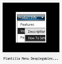 Plantilla Menu Desplegables Frontpage Dhtml Dropdown Navigation