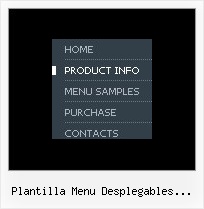 Plantilla Menu Desplegables Frontpage Html Expanding Menus