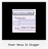 Poner Menus En Blogger Dropdown Menu Generator