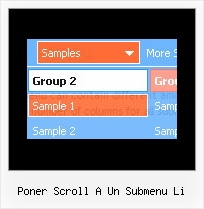 Poner Scroll A Un Submenu Li Css Absolute Relative Menu