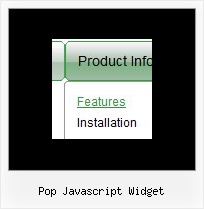 Pop Javascript Widget Collapse Navigation Tree Menu Javascript