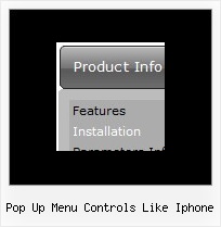 Pop Up Menu Controls Like Iphone Download Jscript Menu