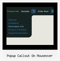 Popup Callout On Mouseover Javascript Drop Down Menu Example