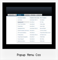 Popup Menu Css Sliding Toolbar Javascript