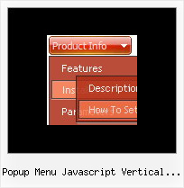 Popup Menu Javascript Vertical Beautiful Menus Desplegables Html