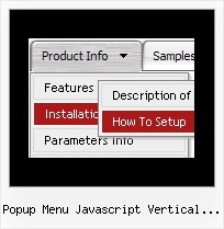 Popup Menu Javascript Vertical Beautiful Best Javascript