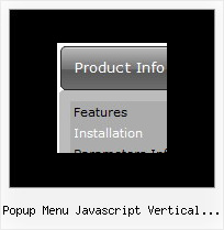 Popup Menu Javascript Vertical Beautiful Css Collapse Menu