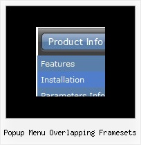Popup Menu Overlapping Framesets Tab Menu With Javascript