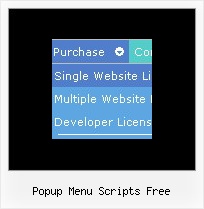 Popup Menu Scripts Free Javascript Web Navigation