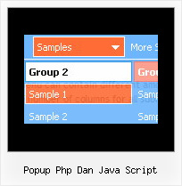 Popup Php Dan Java Script Menu Navigation