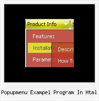 Popupmenu Exampel Program In Html Vertical Menu Samples