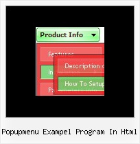 Popupmenu Exampel Program In Html Menus Html