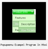 Popupmenu Exampel Program In Html Drop Down Menu Position