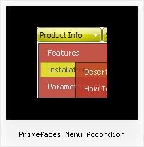 Primefaces Menu Accordion Expanding Menu Dhtml Vertical