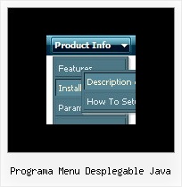Programa Menu Desplegable Java Tab Javascript Drop Down Menu