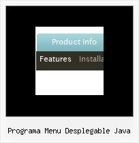 Programa Menu Desplegable Java Web Interface Software Cross Browser