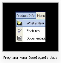 Programa Menu Desplegable Java Image Vertical Menu In Dhtml Example
