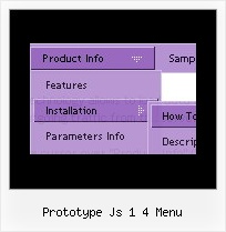 Prototype Js 1 4 Menu Menu Drop Down Menu Javascript