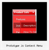 Prototype Js Context Menu Dropdown