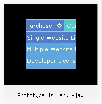 Prototype Js Menu Ajax Menu Horizontal Submenu