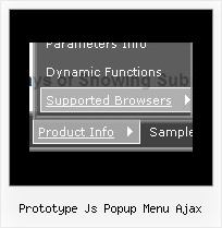 Prototype Js Popup Menu Ajax Drop Down Html Menu Code