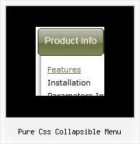 Pure Css Collapsible Menu Dhtml Example Codes