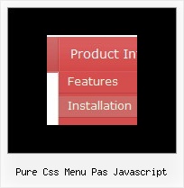 Pure Css Menu Pas Javascript Vertical Menubar
