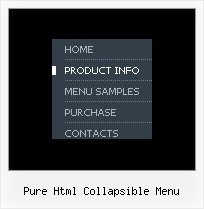 Pure Html Collapsible Menu Html Expandable
