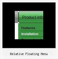 Relative Floating Menu Java Cascade Menu
